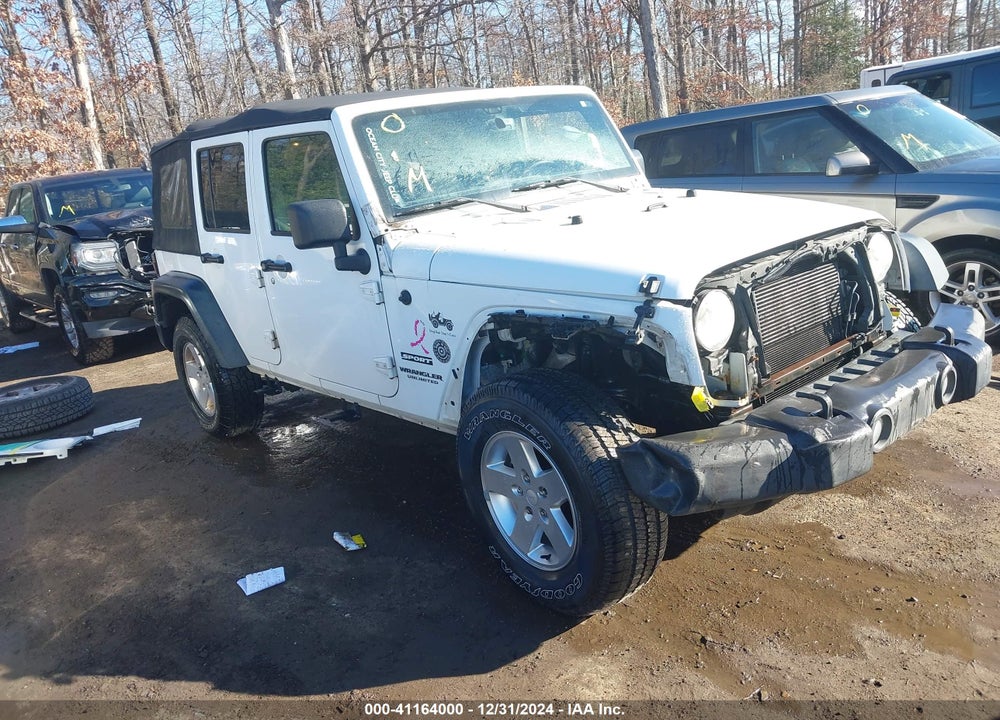 2013 JEEP WRANGLER UNLIMITED SPORT VIN: 1C4BJWDG3DL637971