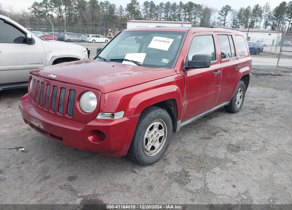 2008 JEEP PATRIOT SPORT VIN: 1J8FT28W78D534678