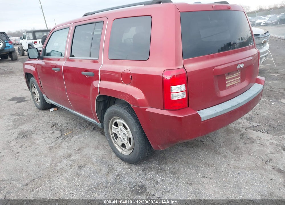 2008 JEEP PATRIOT SPORT VIN: 1J8FT28W78D534678