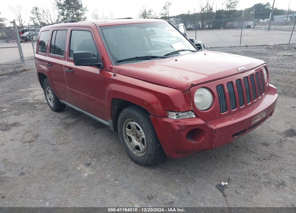 2008 JEEP PATRIOT SPORT VIN: 1J8FT28W78D534678