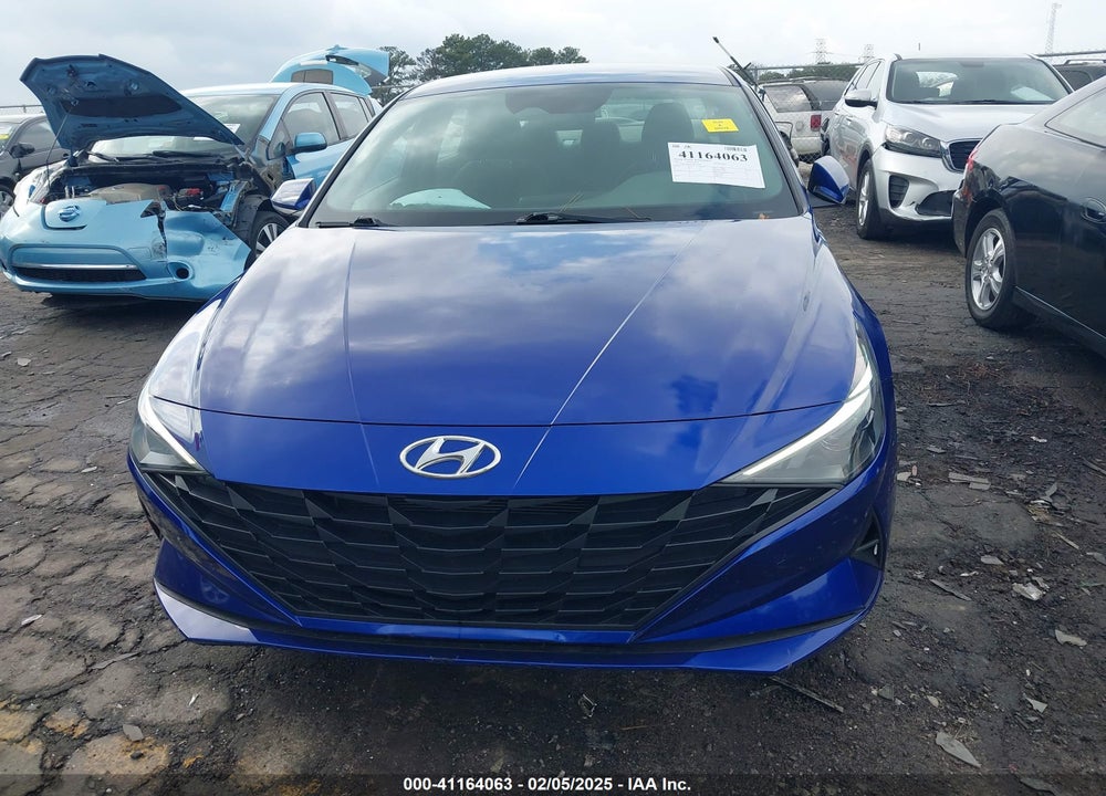 2021 HYUNDAI ELANTRA VIN: KMHLM4AG1MU163187