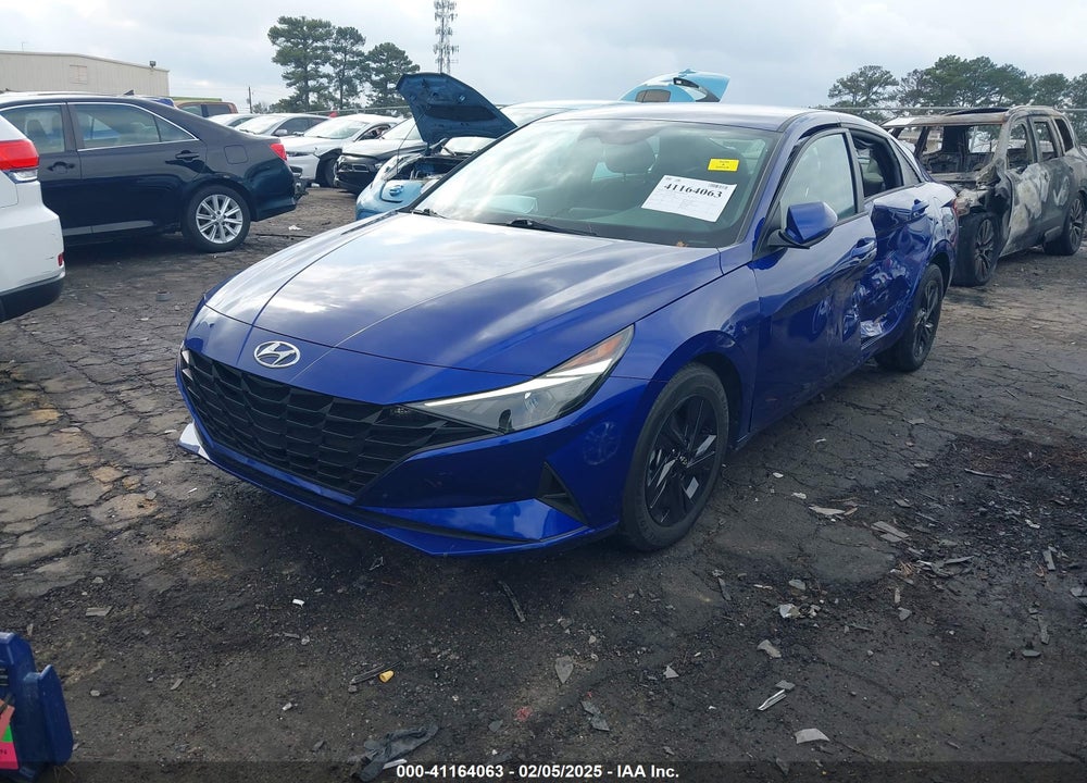 2021 HYUNDAI ELANTRA VIN: KMHLM4AG1MU163187