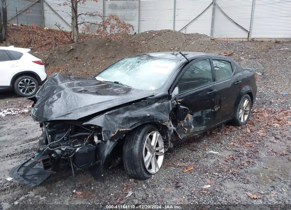 2011 DODGE AVENGER MAINSTREET VIN: 1B3BD1FG4BN593747