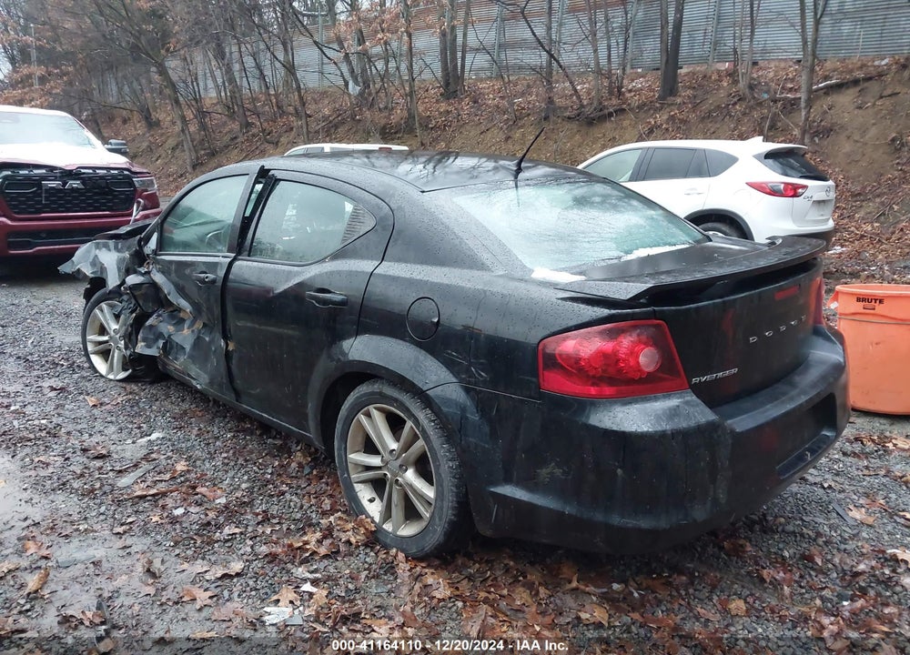2011 DODGE AVENGER MAINSTREET VIN: 1B3BD1FG4BN593747