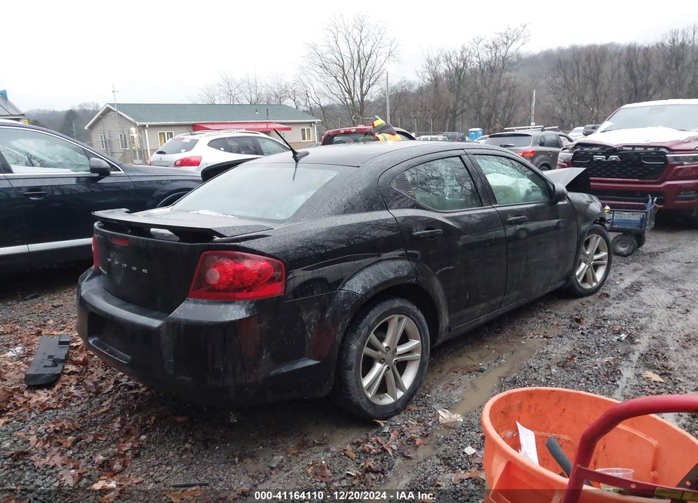 2011 DODGE AVENGER MAINSTREET VIN: 1B3BD1FG4BN593747