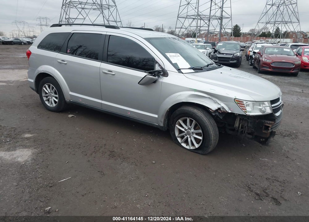 2013 DODGE JOURNEY SXT VIN: 3C4PDDBGXDT571413