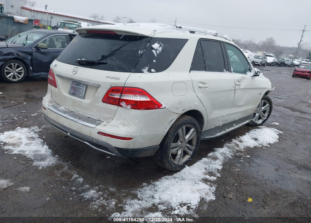 2012 MERCEDES-BENZ ML 350 4MATIC VIN: 4JGDA5HBXCA024835