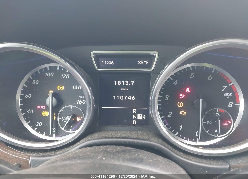 2012 MERCEDES-BENZ ML 350 4MATIC VIN: 4JGDA5HBXCA024835