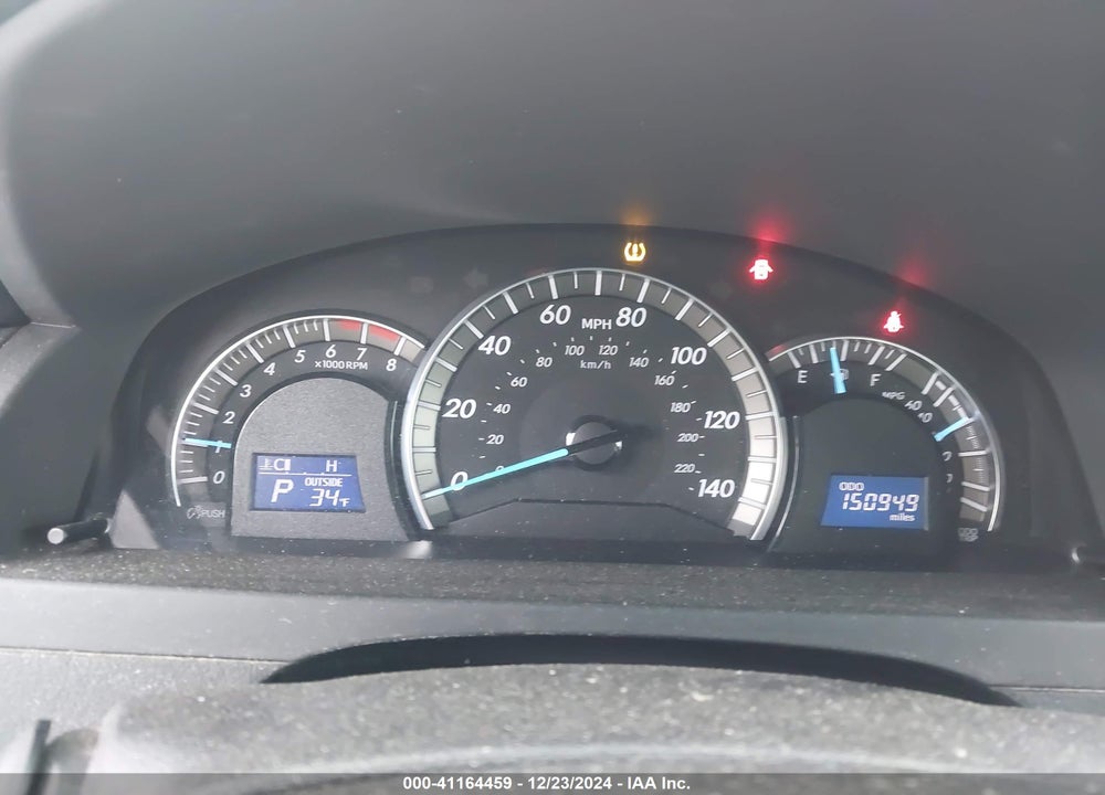 2012 TOYOTA CAMRY SE VIN: 4T1BF1FK7CU615594