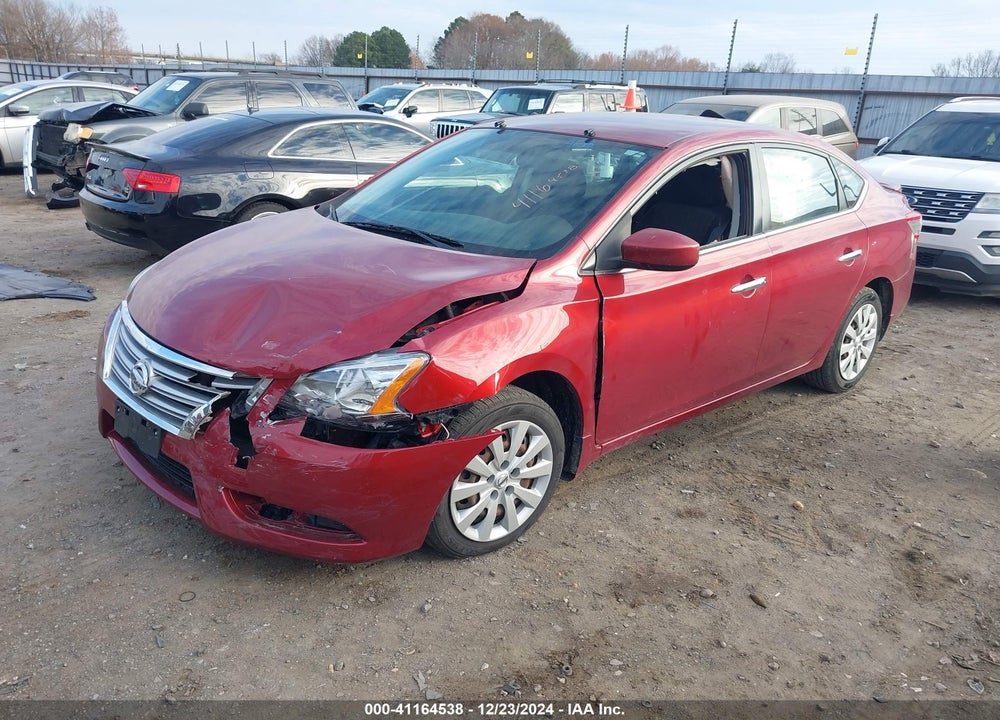 2015 NISSAN SENTRA SV VIN: 3N1AB7AP5FL650136