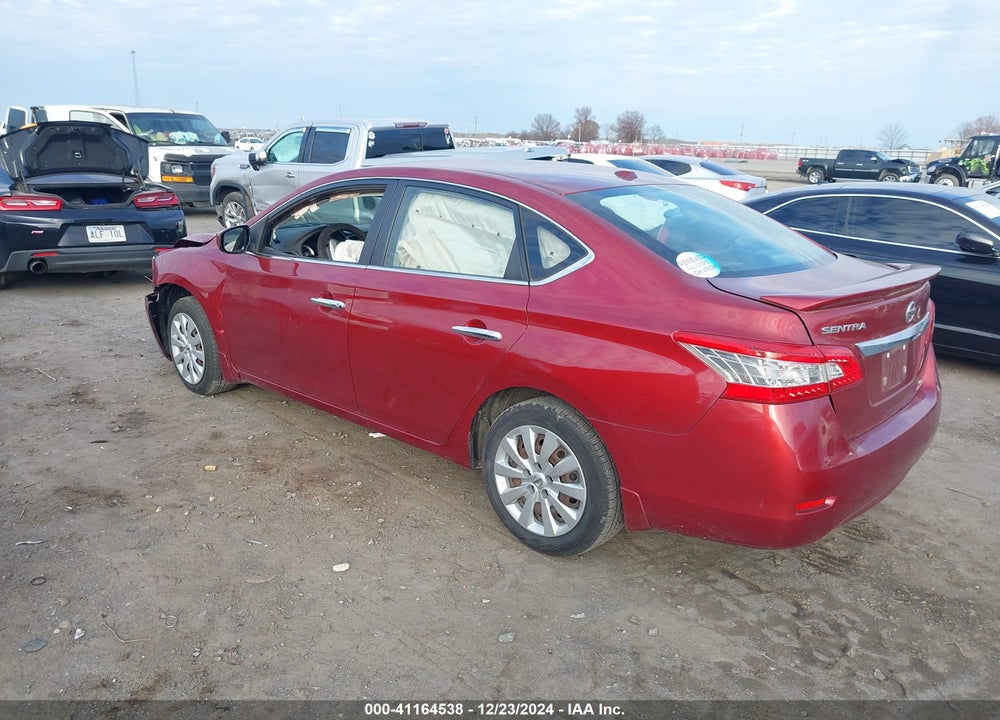 2015 NISSAN SENTRA SV VIN: 3N1AB7AP5FL650136