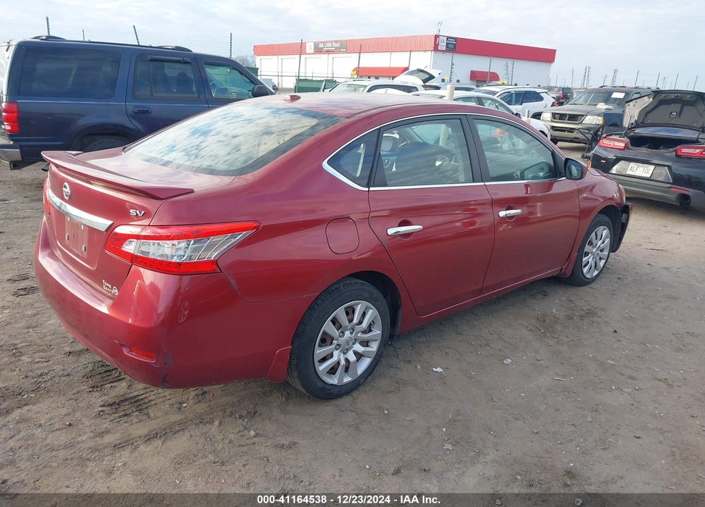2015 NISSAN SENTRA SV VIN: 3N1AB7AP5FL650136