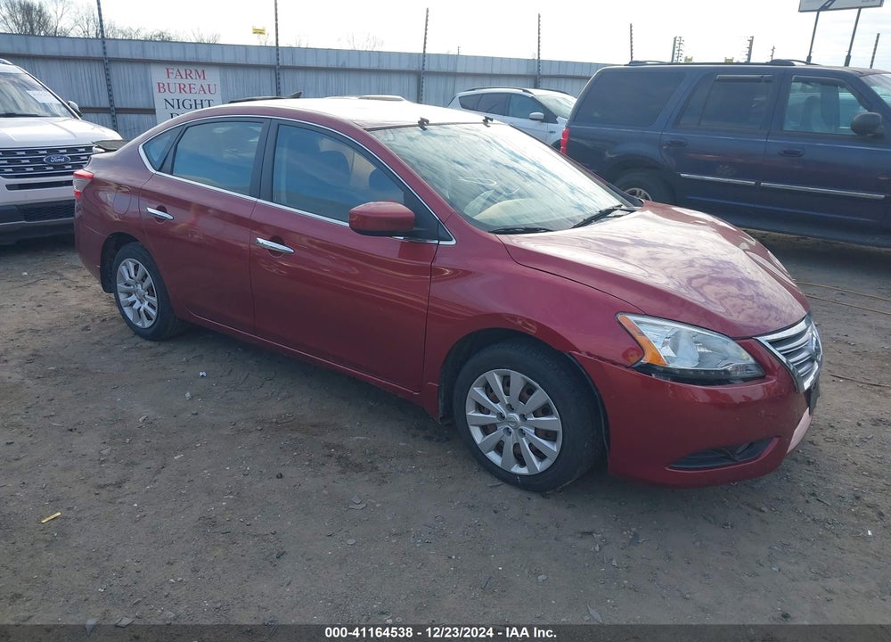 2015 NISSAN SENTRA SV VIN: 3N1AB7AP5FL650136