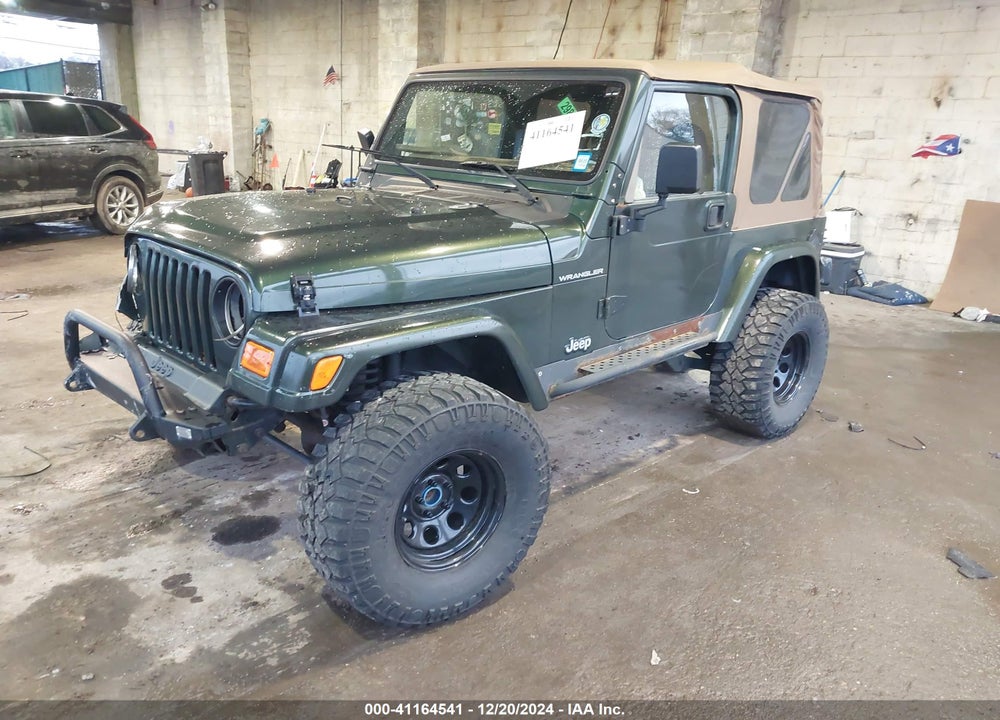 1997 JEEP WRANGLER SE VIN: 1J4FY29P8VP536573