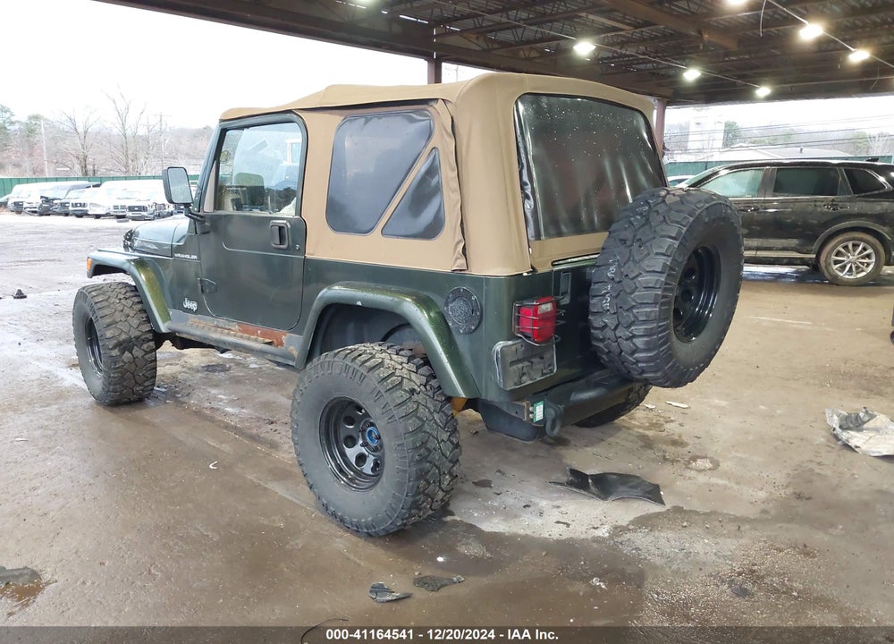 1997 JEEP WRANGLER SE VIN: 1J4FY29P8VP536573