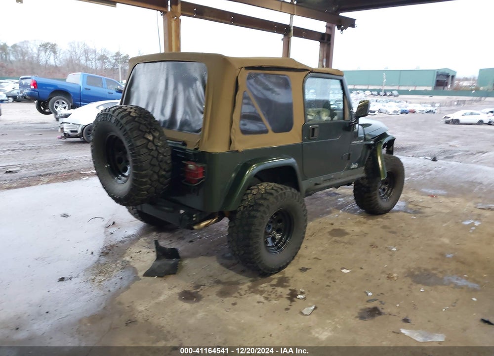 1997 JEEP WRANGLER SE VIN: 1J4FY29P8VP536573