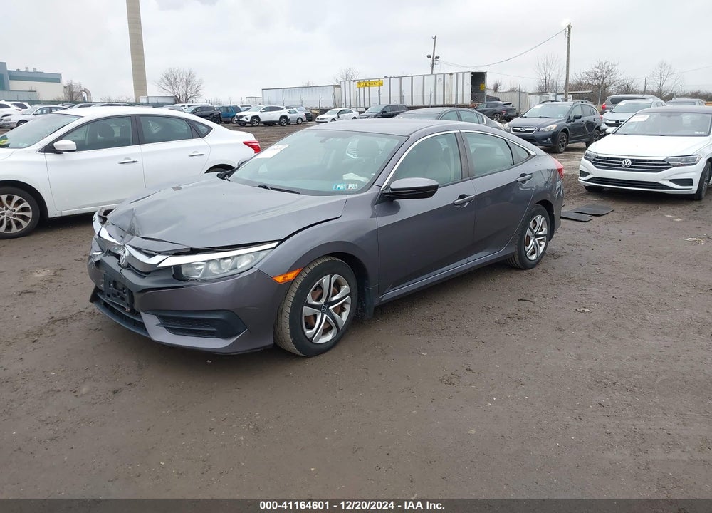 2016 HONDA CIVIC VIN: 19XFC2F51GE219700