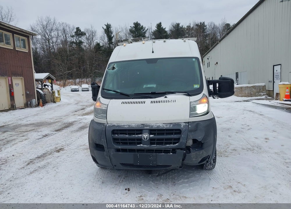 2017 RAM PROMASTER 2500 HIGH ROOF 136 WB VIN: 3C6TRVCG6HE517483