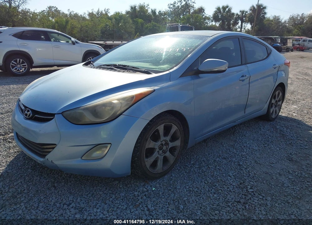 2011 HYUNDAI ELANTRA LIMITED (ULSAN PLANT) VIN: KMHDH4AEXBU088395