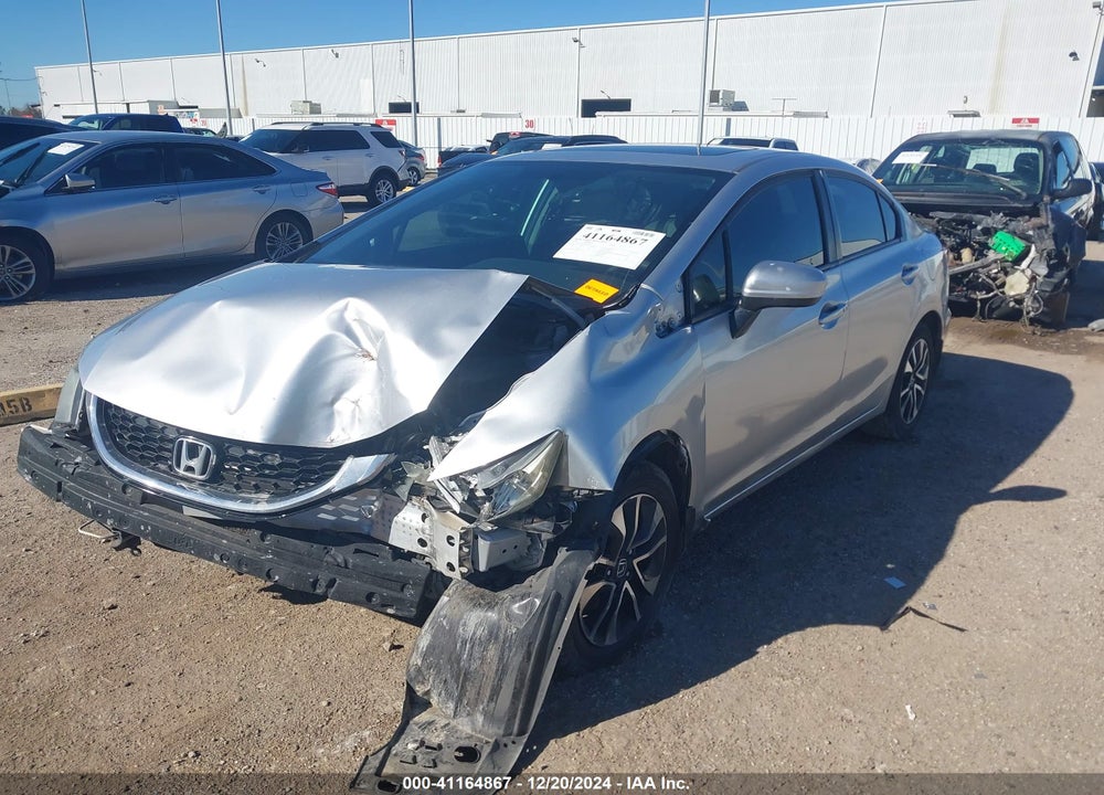 2014 HONDA CIVIC EX VIN: 19XFB2F82EE016132