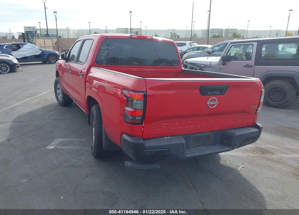2022 NISSAN FRONTIER S 4X4 VIN: 1N6ED1EKXNN654523