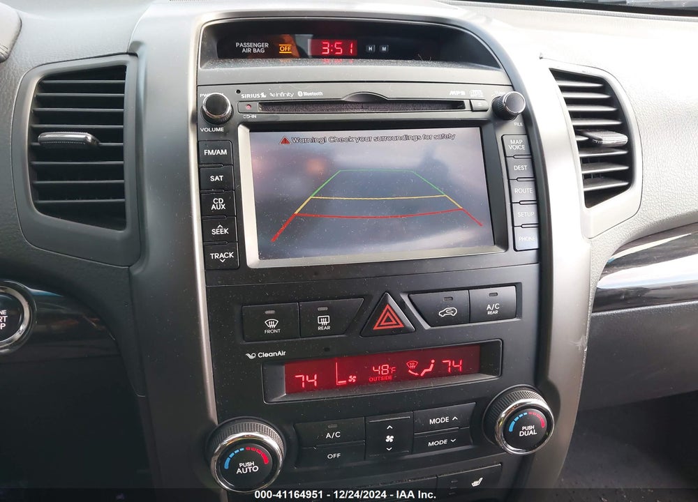 2012 KIA SORENTO SX V6 VIN: 5XYKWDA29CG259907
