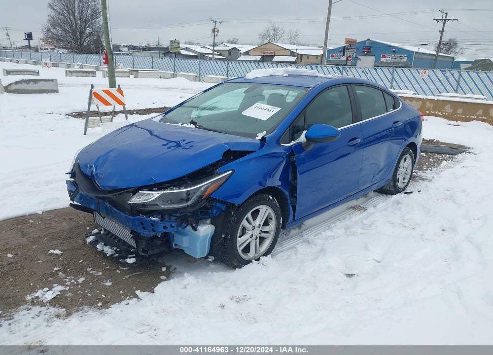 2017 CHEVROLET CRUZE LT AUTO VIN: 3G1BE5SM8HS572163