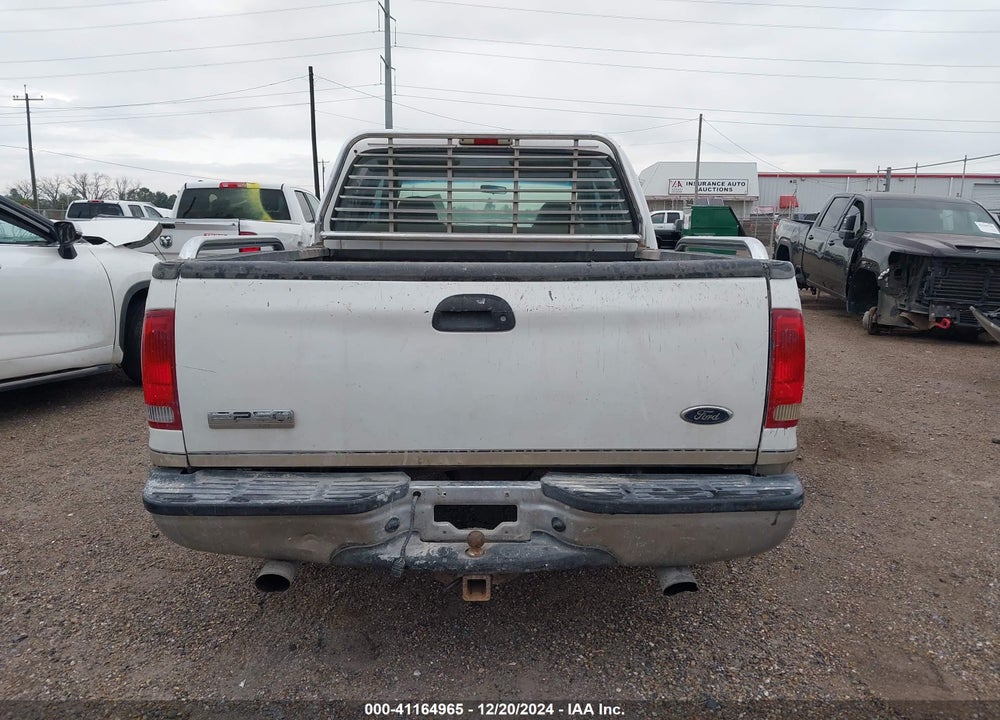 2000 FORD F-250 LARIAT/XL/XLT VIN: 1FTNW20LXYEC65887