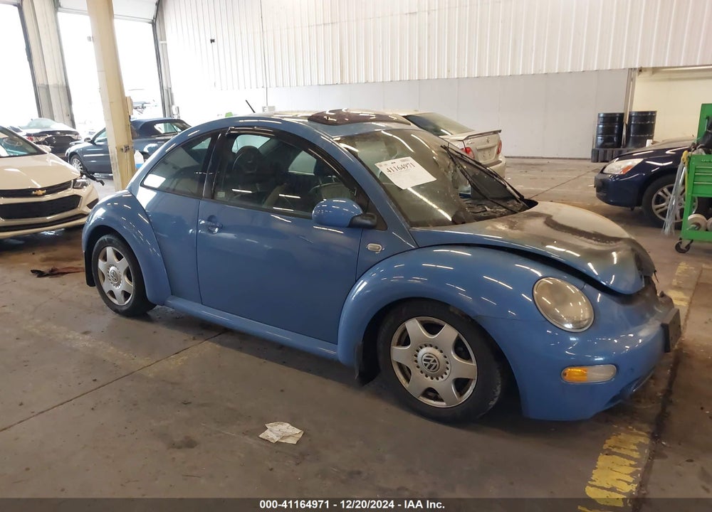 2001 VOLKSWAGEN NEW BEETLE GLS 1.8L TURBO VIN: 3VWCC21C41M423376