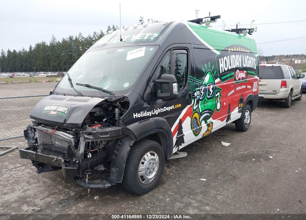 2019 RAM PROMASTER 2500 HIGH ROOF 159 WB VIN: 3C6TRVDG0KE507408