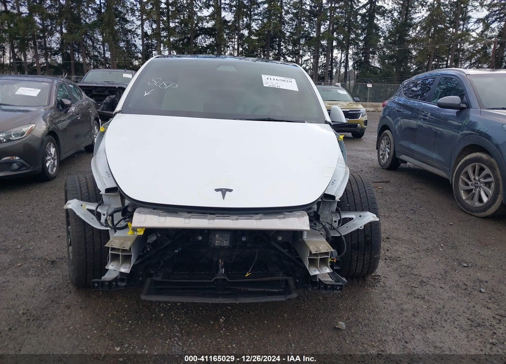 2021 TESLA MODEL Y LONG RANGE DUAL MOTOR ALL-WHEEL DRIVE VIN: 5YJYGDEE4MF173747