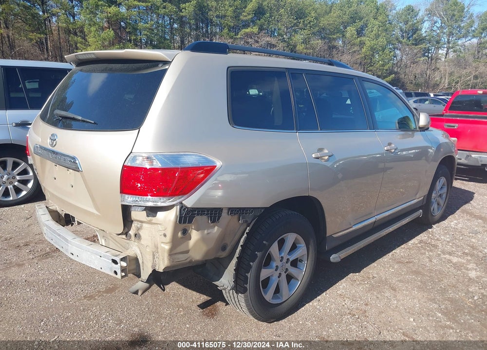 2013 TOYOTA HIGHLANDER BASE PLUS VIN: 5TDZA3EH8DS033044
