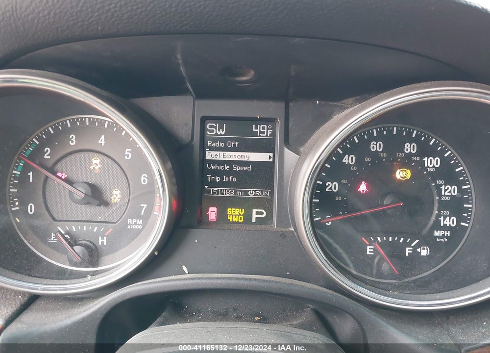 2012 JEEP GRAND CHEROKEE LIMITED VIN: 1C4RJFBG9CC127589