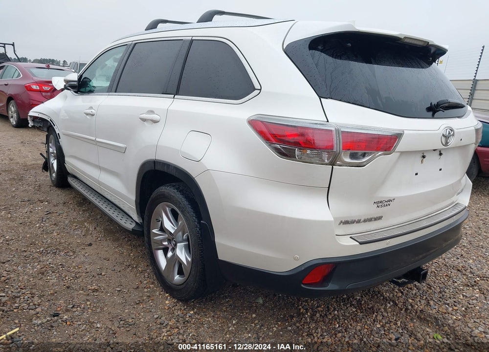 2016 TOYOTA HIGHLANDER LIMITED V6 VIN: 5TDYKRFH3GS137195