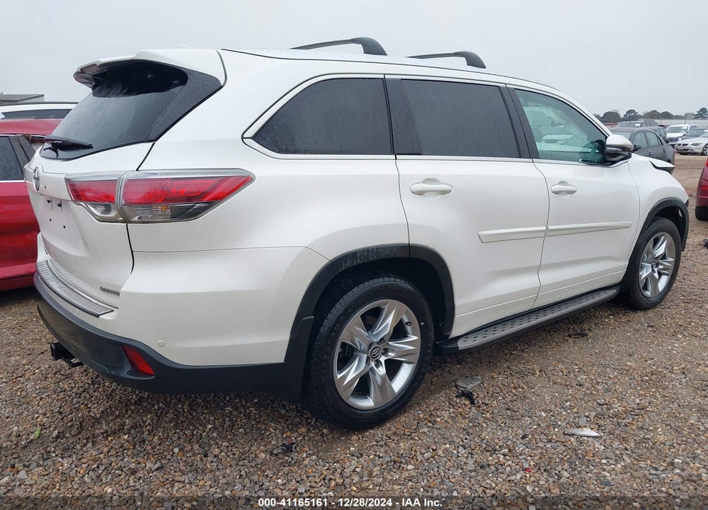 2016 TOYOTA HIGHLANDER LIMITED V6 VIN: 5TDYKRFH3GS137195
