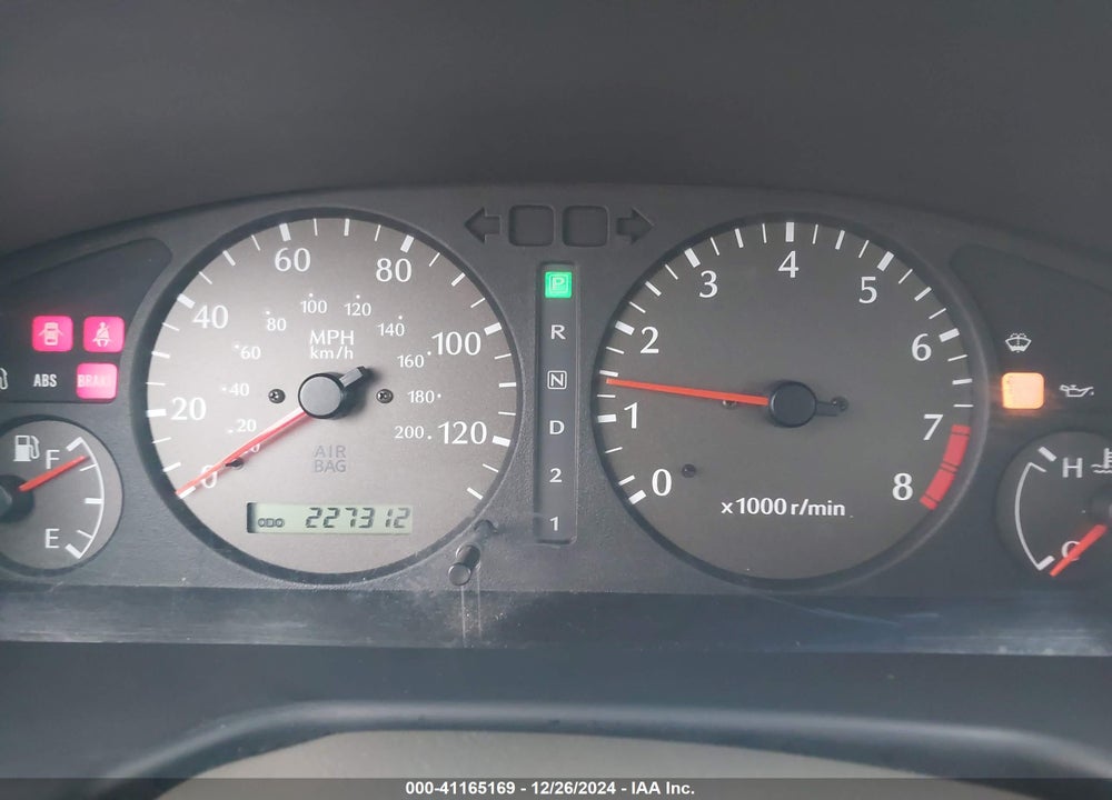 1999 INFINITI G20 STANDARD/TOURING VIN: JNKCP11A5XT013548