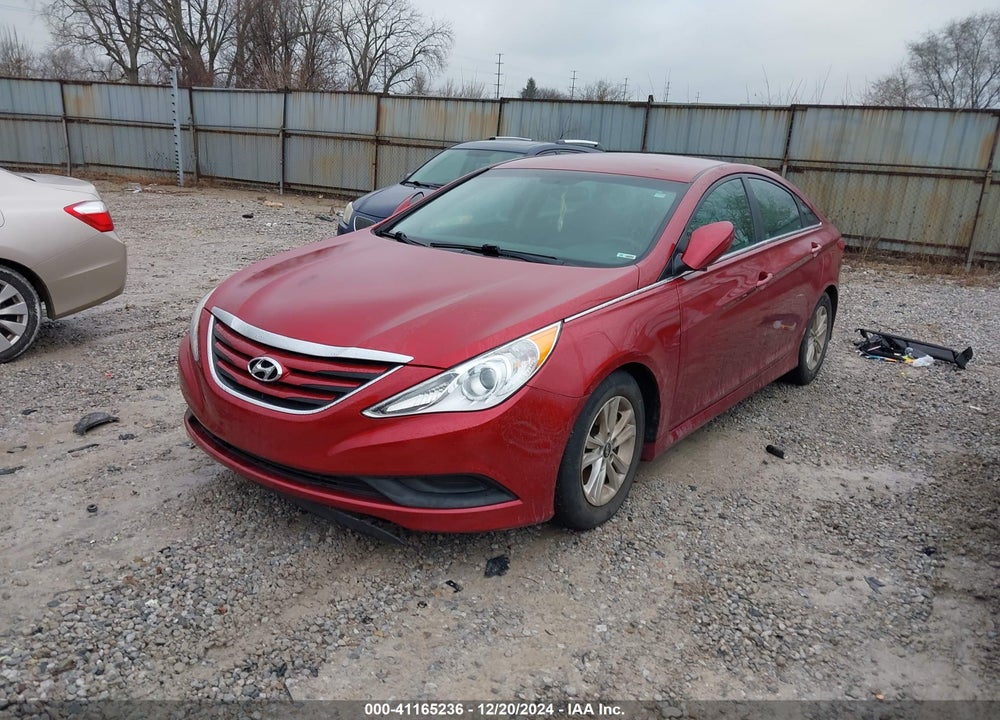 2014 HYUNDAI SONATA GLS VIN: 5NPEB4AC3EH836623