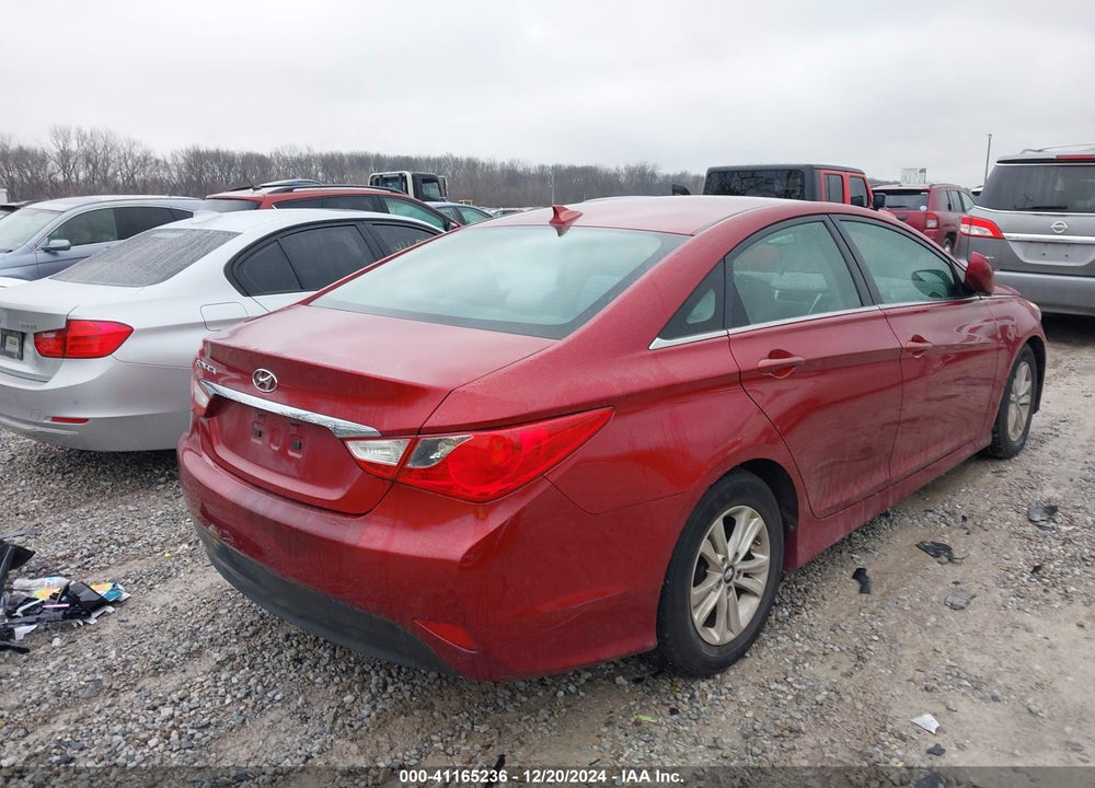 2014 HYUNDAI SONATA GLS VIN: 5NPEB4AC3EH836623