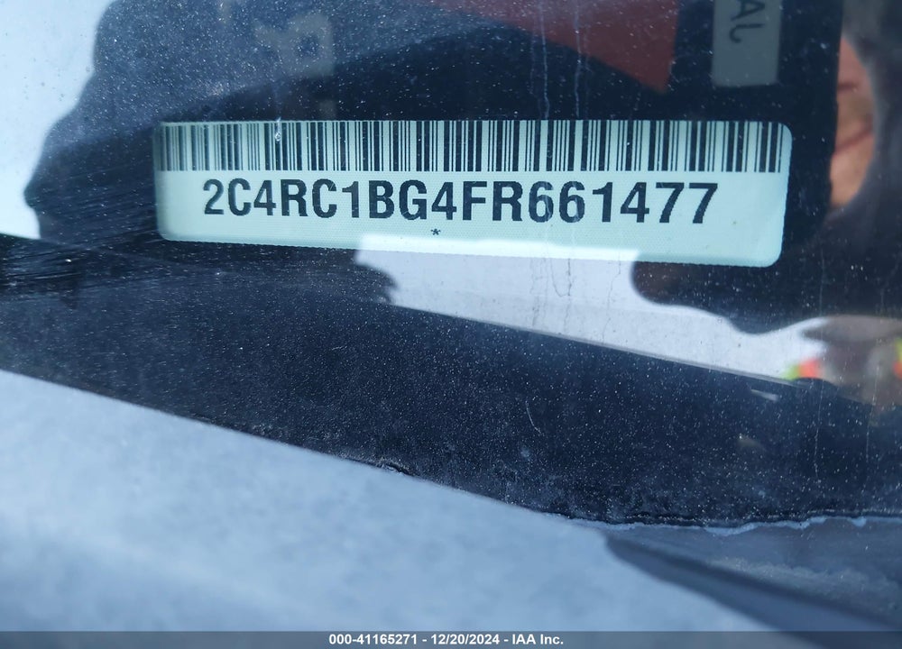 2015 CHRYSLER TOWN & COUNTRY TOURING VIN: 2C4RC1BG4FR661477