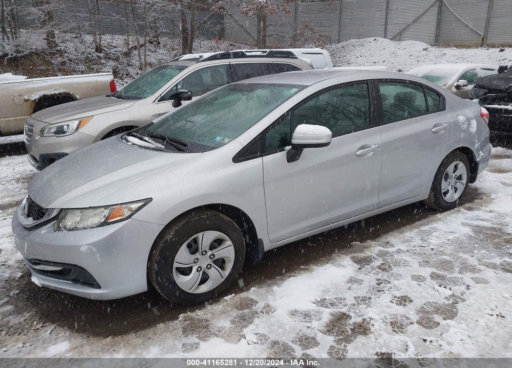 2014 HONDA CIVIC LX VIN: 19XFB2F54EE237723