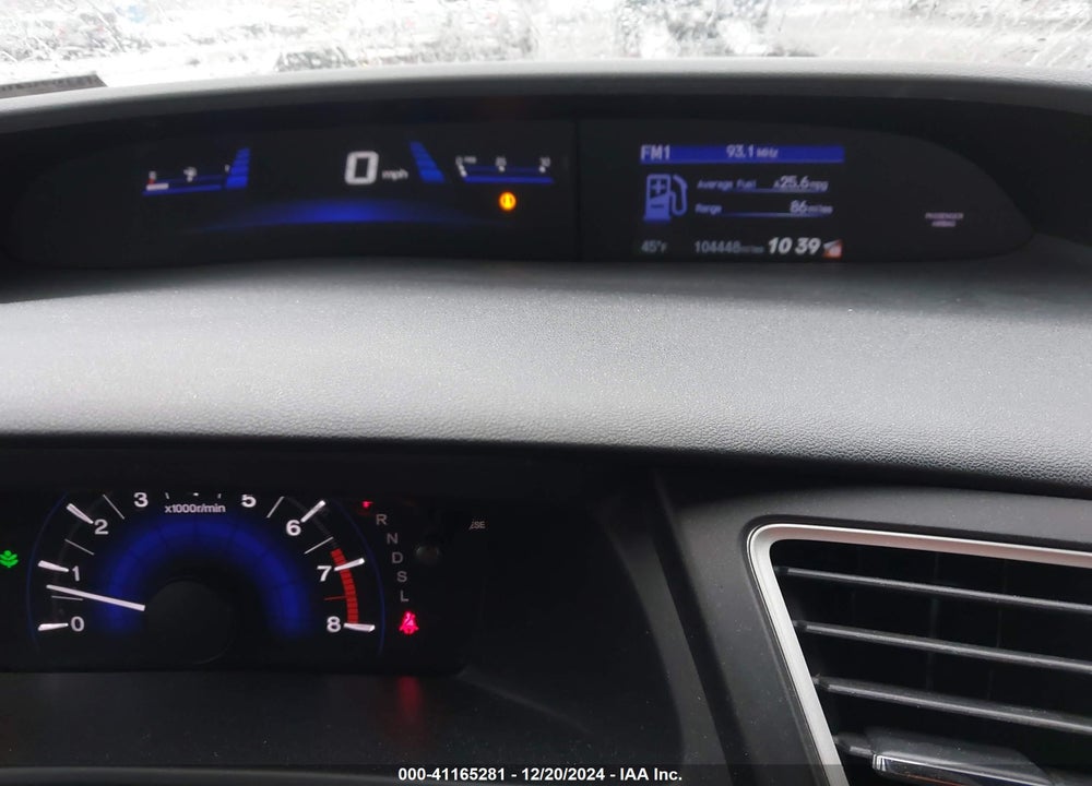 2014 HONDA CIVIC LX VIN: 19XFB2F54EE237723