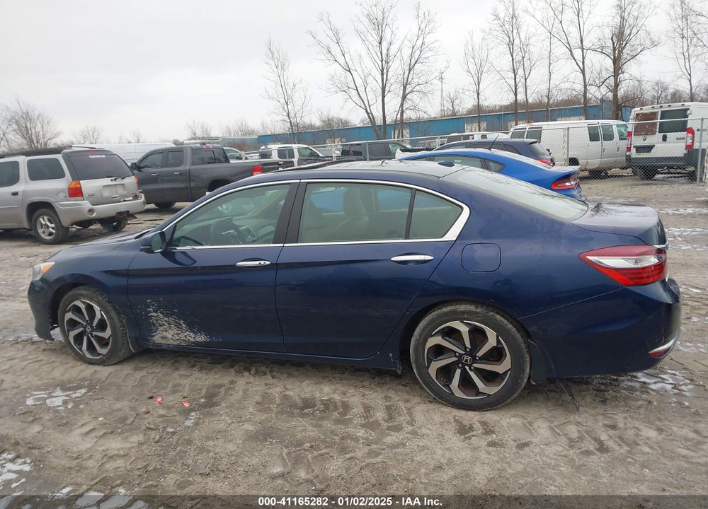 2017 HONDA ACCORD EX-L V6 VIN: 1HGCR3F80HA037249