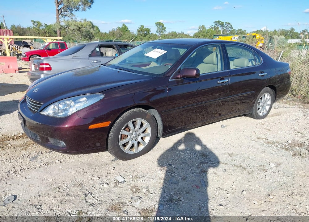 2004 LEXUS ES 330 VIN: JTHBA30G040011654