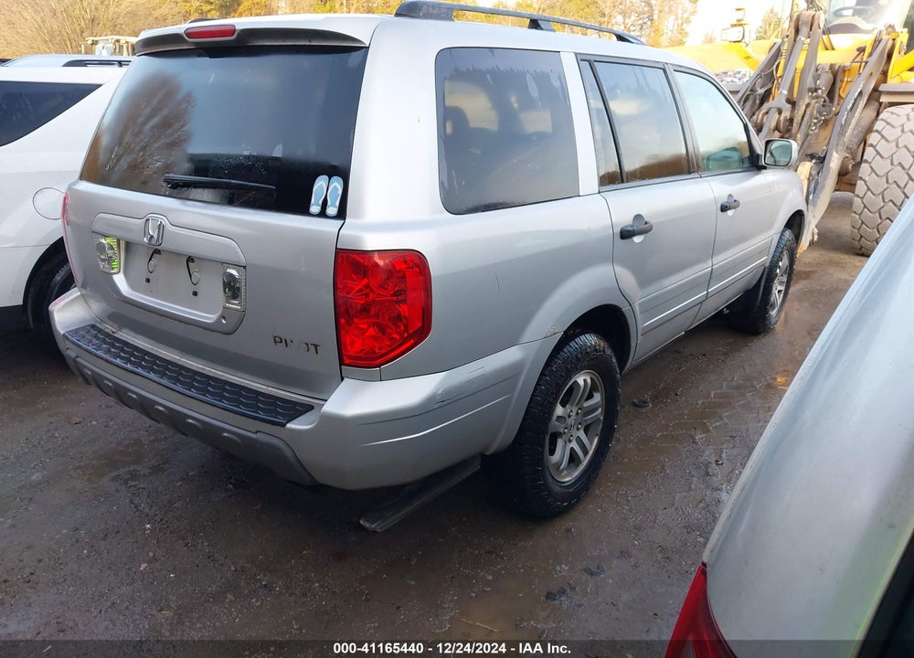 2004 HONDA PILOT EX-L VIN: 2HKYF185X4H514258