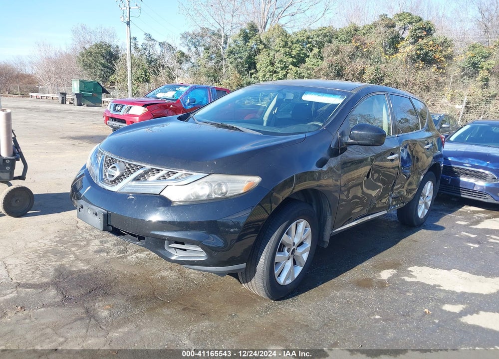 2013 NISSAN MURANO S VIN: JN8AZ1MWXDW316916