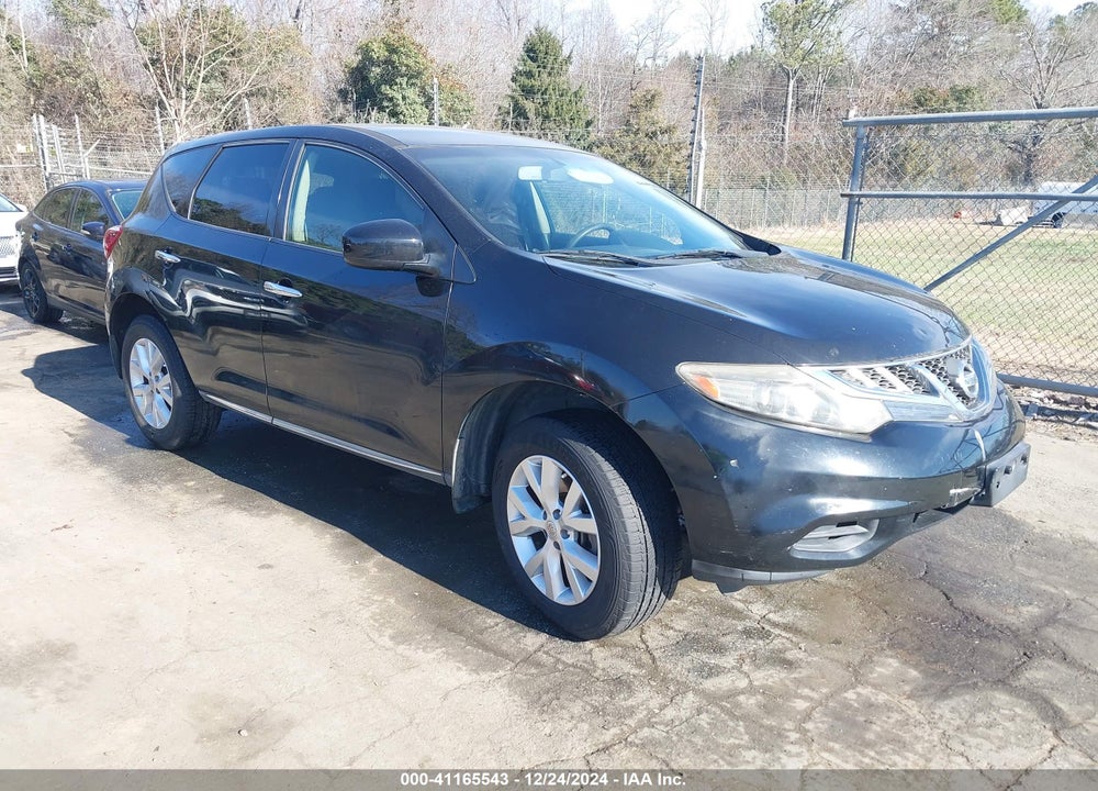 2013 NISSAN MURANO S VIN: JN8AZ1MWXDW316916