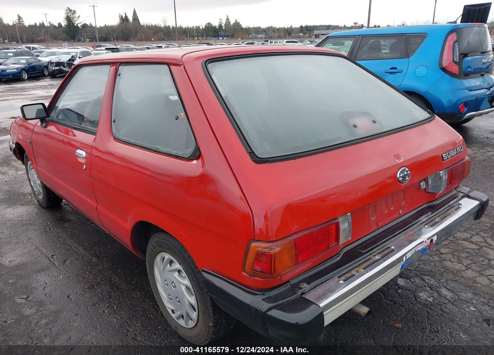 1986 SUBARU STANDARD VIN: JF1AF21B0GA102262