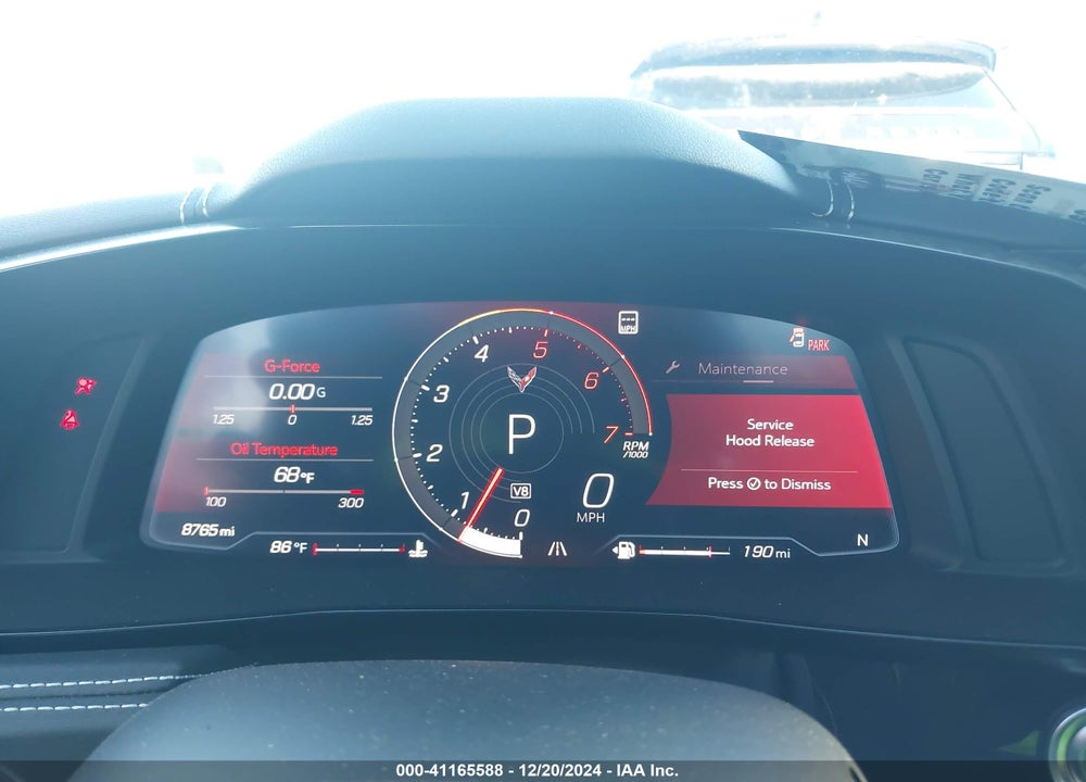 2021 CHEVROLET CORVETTE STINGRAY VIN: 1G1YB3D45M5125069