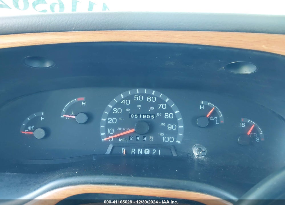 1998 FORD ECONOLINE E450 SUPER DUTY CUTWY  RV VIN: 1FDXE40SXWHC10460