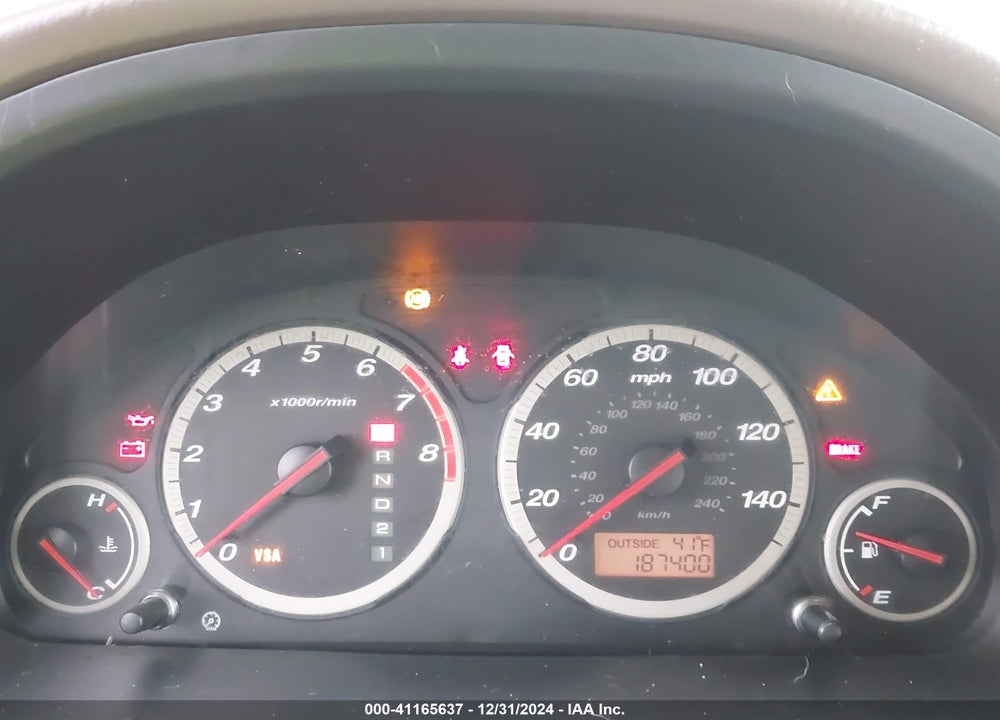 2005 HONDA CR-V EX VIN: SHSRD78865U333044